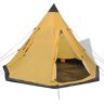 vidaXL Tent 4 personen geel