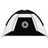 GeRRiT Golfoefennet met mat 2M Golfoefennet Tent Strike Cage Outdoor Indoor Grasland Mesh Mat Tuin Golftrainingsapparatuur Golfbenodigdheden (Color : 2 M Black)