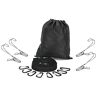 GERALD Camping Lanyard Hanger Camping Opbergriem Camping Accessoires Campingtouw met Clips voor Outdoor Campinguitrusting