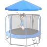 KDOQ ZCX Trampoline Attachments Trampoline Canopy, Blue Trampoline Sun Shade Cover Outdoor Trampoline Tent trampoline reserveonderdelen (Size : 10FT)