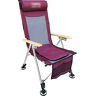 Cenz-888 Visstoelen voor volwassenen Draagbare opvouwbare camping stoelen outdoor visstoelen lichtgewicht strand chaise lounge for reisvakantie met zakken heftige poten Campingstoelen (Color : Purple)