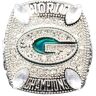 YSLEN Fantasie Voetbalkampioenschap Ring Super Bowl Kampioenschapsring Green Bay Kampioenschap Ringen Decoraties Voor Rugbyfans Verjaardagscadeaus Voor Herenringen,Zilver,A