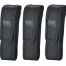 Forrader Pack van 3  Houder Riem Pouch Case Tas voor LED Zaklamp Zaklamp Fit voor Zaklamp Minder Dan 16cm), Zwart