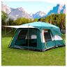 Generic Grote Kampeertent 5 Tot 8 Personen Insectbestendig, Ruime Kampeertenten Premium Stevige Tent Kamperen Voor Kamperen Wandelen Picknicktuin