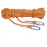 YRHUGHB Rotsklimmen Touw 12Mm, Boom Klimmen Touw, Statische Rotsklimmen, Karabijnhaken Outdoor Veiligheid Fire Escape Touw Klimmen Touw Rappelen Touw, Voor Camping