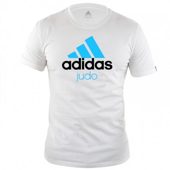 adidas Community T shirt judo unisex wit - Wit