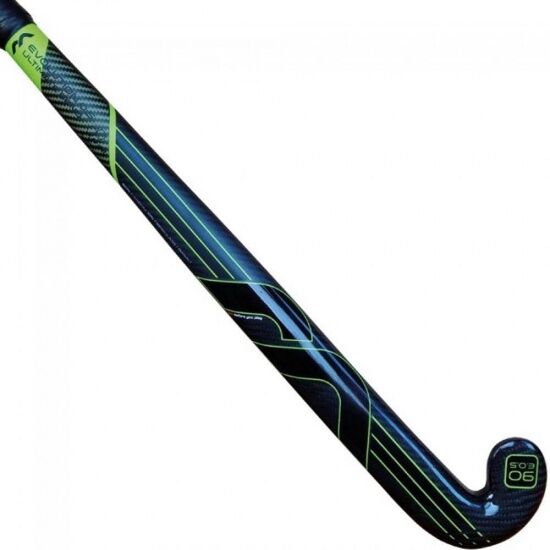 Mercian hockeystick Evolution 0.5 Ultimate zw/gr 36,5 inch - Zwart,Groen