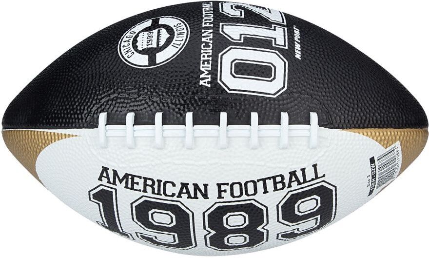 New Port American Football mini zwart/wit - Wit,Zwart