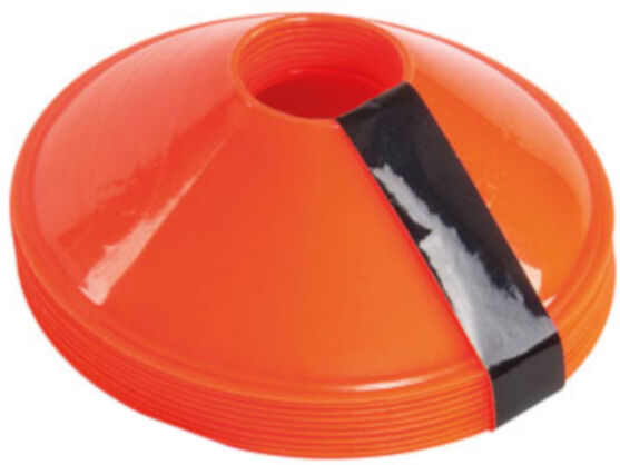 Precision trainingshoedjes 20 cm oranje 10 stuks - Oranje