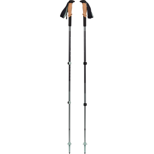 Black Diamond Unisex Pursuit Shock Trekking Poles Steel Grey-Foam Green S/M, Steel Grey/Foam Green