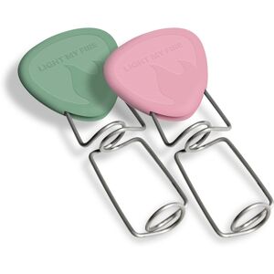 Light My Fire Grandpa's Firefork Bio 2-pack  Sandy Green/Dusty Pink OneSize, Sandy Green/Dusty Pink