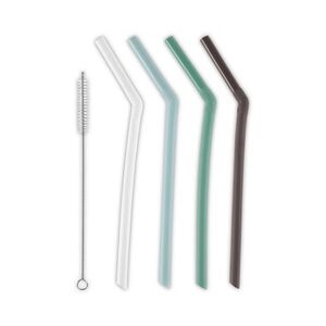Andersson Silicone Straw Set 4pcs with Brushcleaner