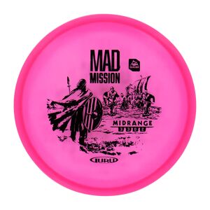 Guru Glacier Line Midrange Mad Mission, 170-175g, midrange frisbeegolf Pink
