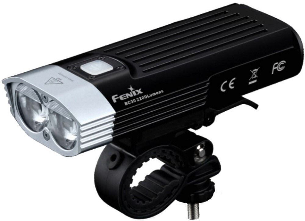 Fenix Sykkellykt, med fjernkontroll - BC30 V2.0 2200 lumen LED lykt