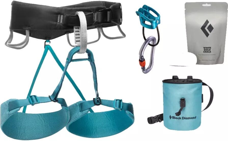 Black Diamond Momentum Package Wmn's - Klatresele - Aqua Verde - XS