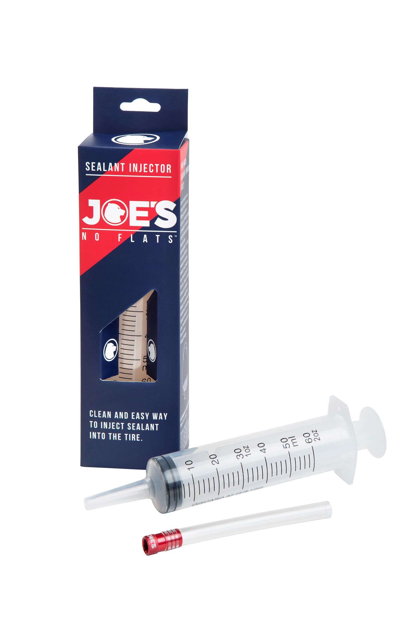 Joes No Flats Sealant Injector, tubeless-sprøyte 180105 2020