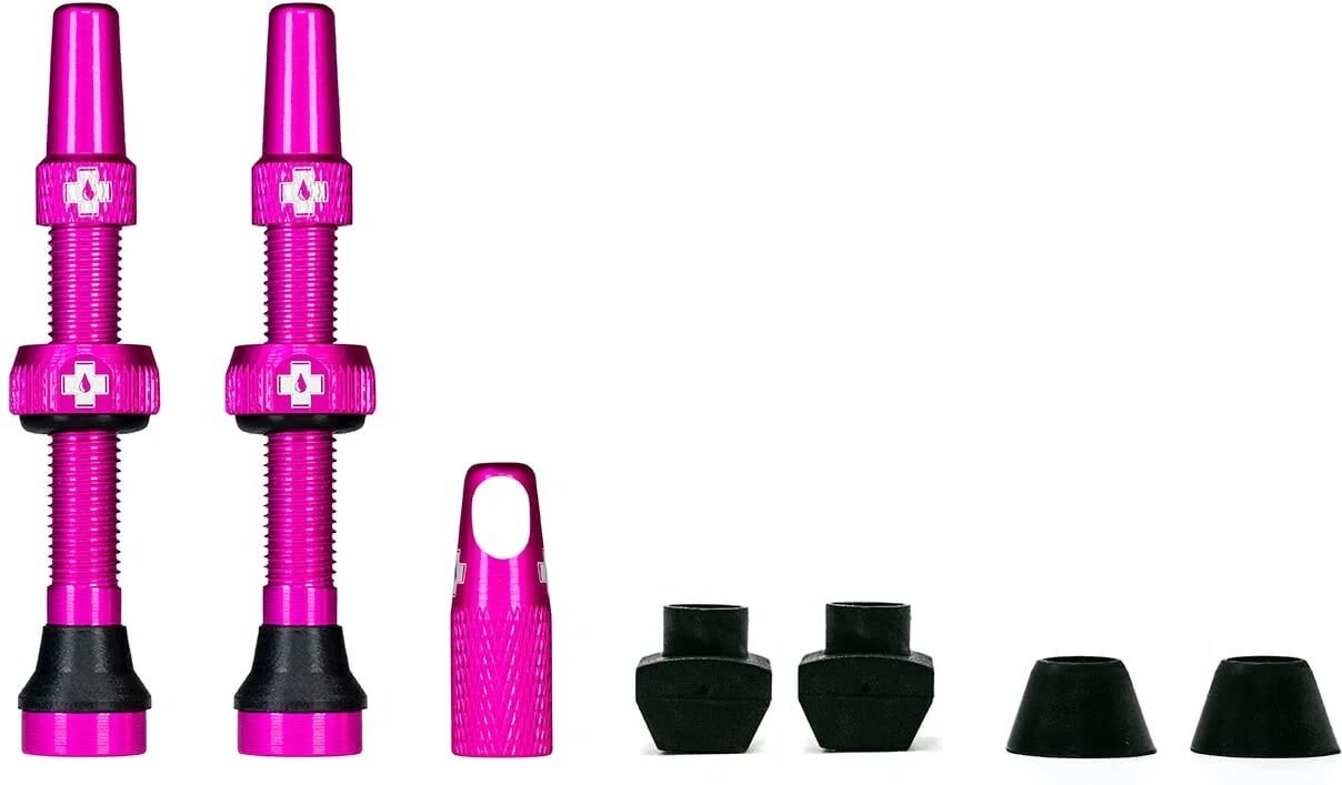 Muc-Off Tubeless Valve Kit, tubelessventiler Rosa 44 mm (1058) 2020