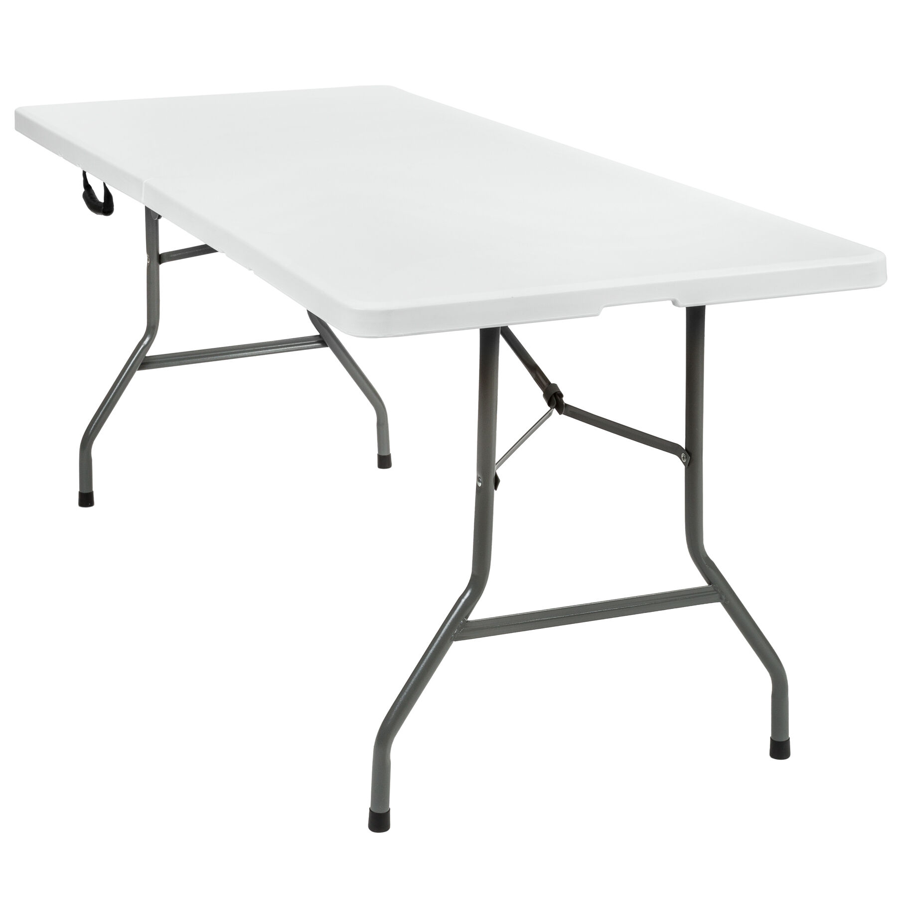 tectake Campingbord - sammenleggbart bord - hvit