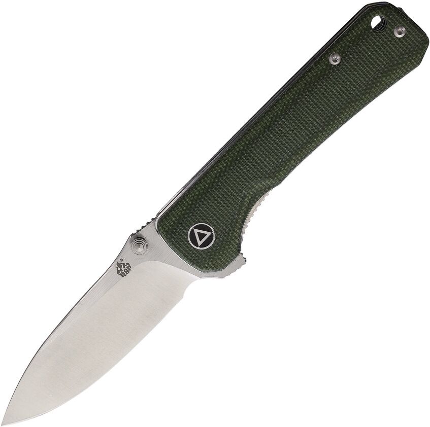 QSP Hawk Linerlock Green Micarta