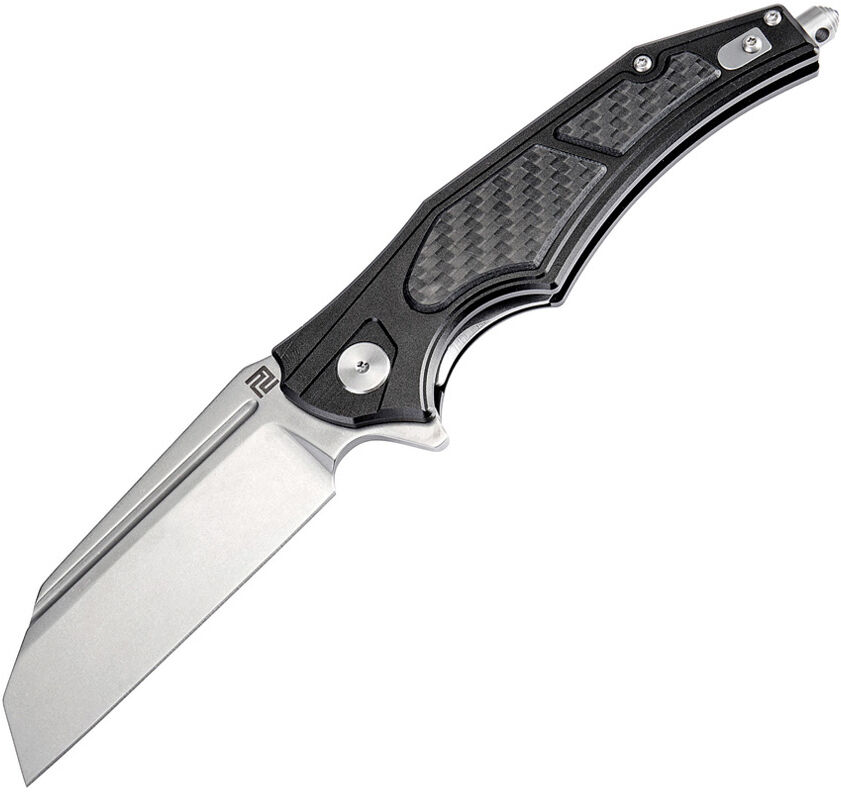 Artisan Cutlery Artisan Apache Linerlock Black CF D2