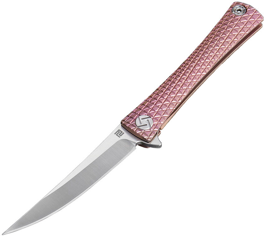 Artisan Cutlery Artisan Waistline Framelock Pink S35