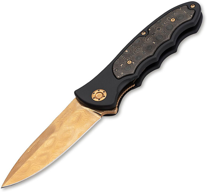 BÃ¶ker Manufaktur Solingen Leopard-Damascus III Gold 42