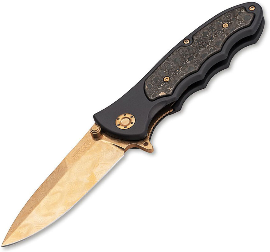 BÃ¶ker Manufaktur Solingen Leopard-Damascus III Gold