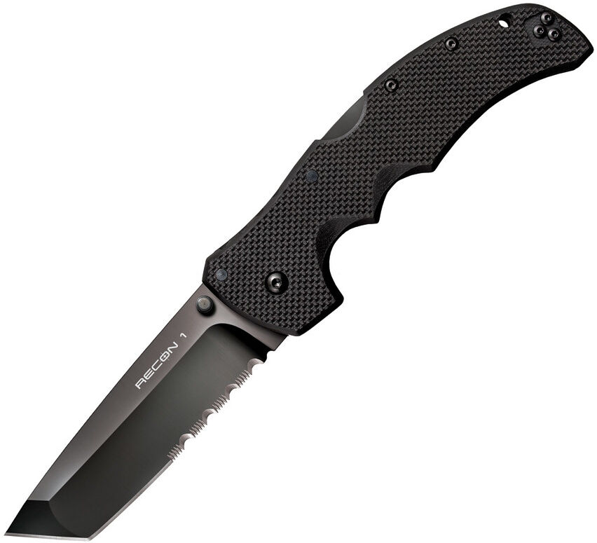 Cold Steel Recon 1 Lockback Tanto Half-Serrated