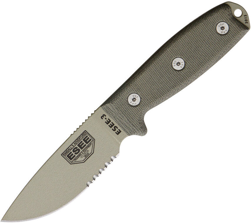 ESEE Model 3 Desert Tan Blade - ES3SMDT