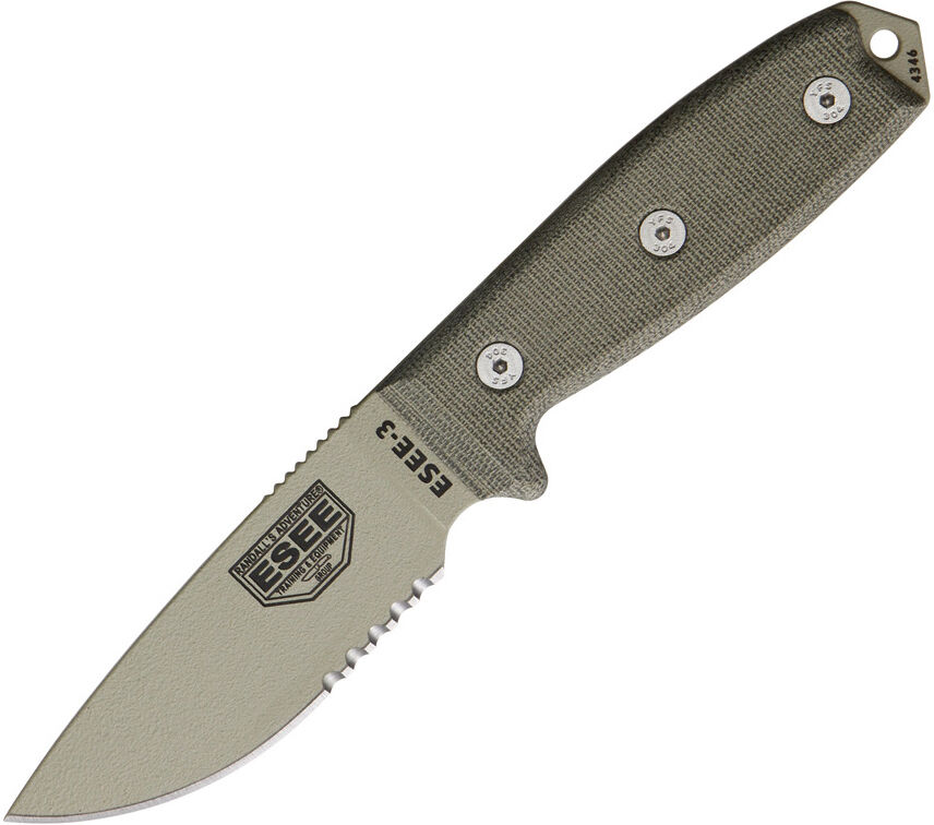 ESEE Model 3 Desert Tan Blade - RC3SDT