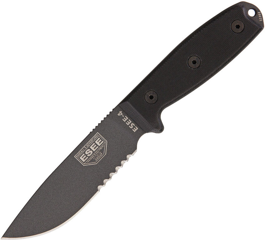 ESEE Model 4 Serrated Tactical - ES4STGB