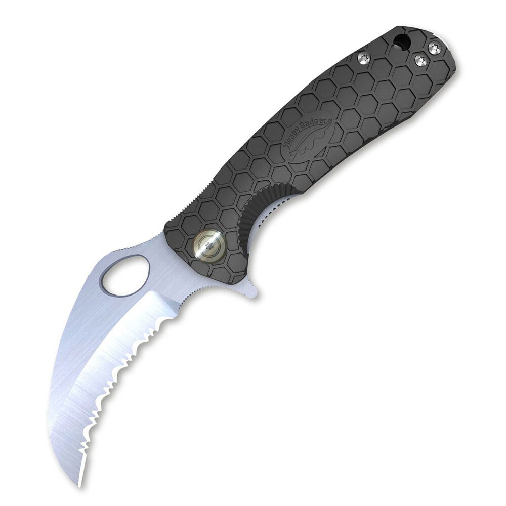 Honey Badger Claw Large Black Serrated