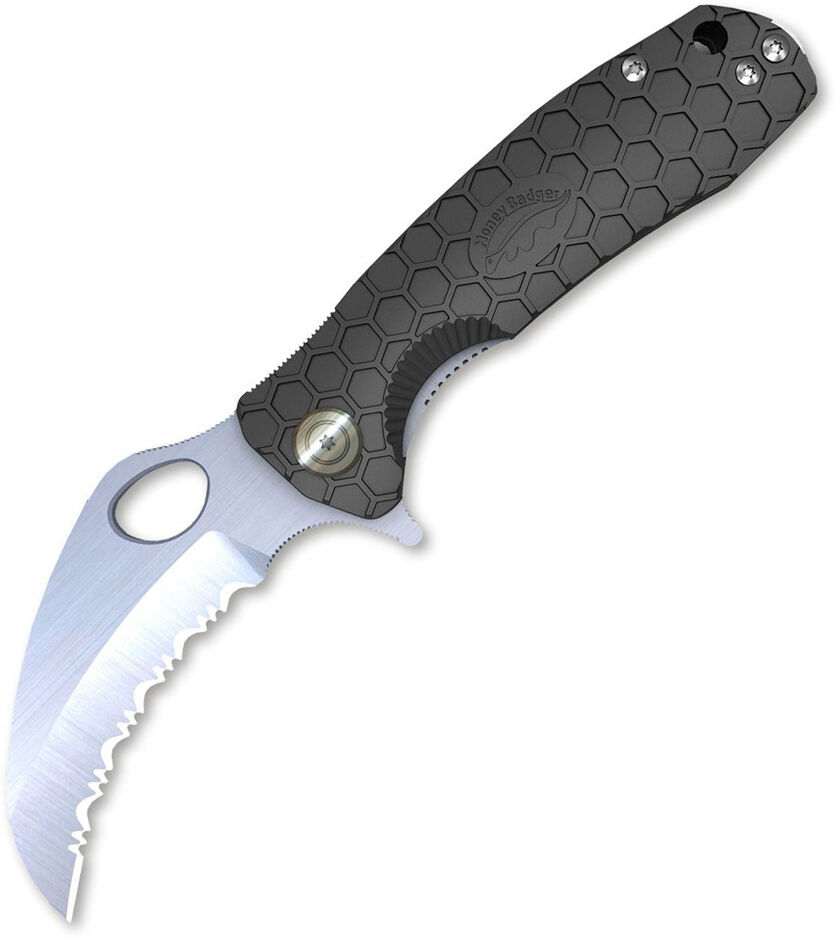 Honey Badger Claw Medium Black Serrated