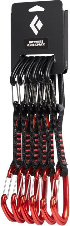 Black Diamond HotWire Quickpack 12cm 6 Pack Rød