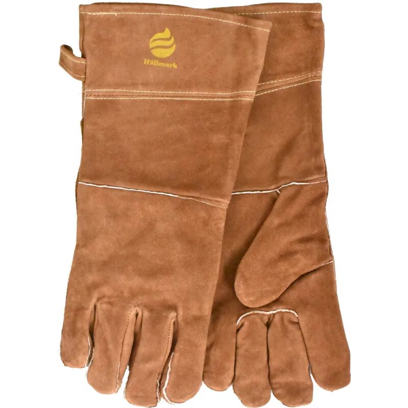 Hällmark BBQ Glove Leather 40 cm Brun