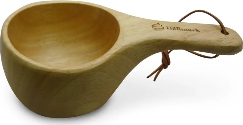 Hällmark Wooden Cup with Handle 15 cl Beige