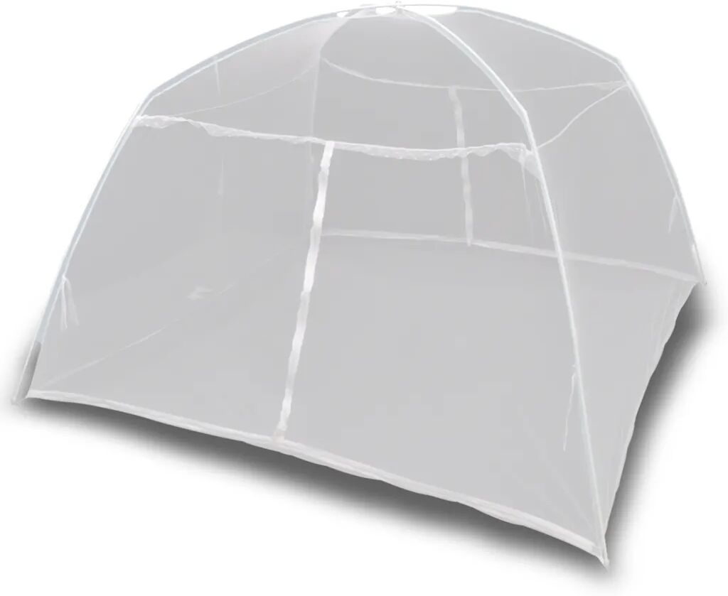 vidaXL Campingtelt 200x150x145 cm glassfiber hvit