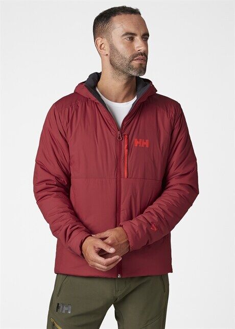 Helly Hansen Odin Stretch Hooded Insulator jakke, herre Oxblood  S