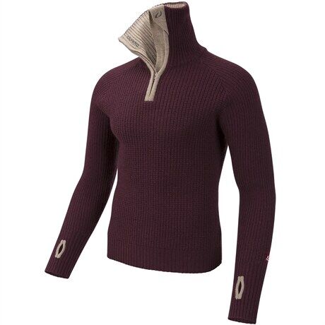 Ulvang Rav Sweater w/zip, Unisex Fig - Sand Melange  XL