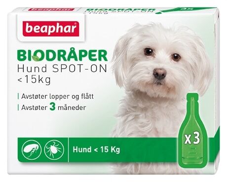 Beaphar Biodråper Spot-On Flått avstøter Liten Hund