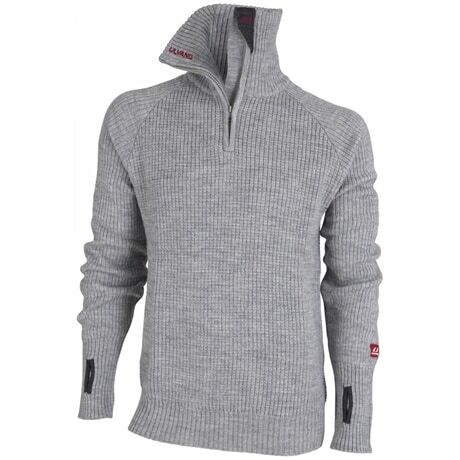 Ulvang Rav Sweater w/zip, Unisex Grey Melange  S
