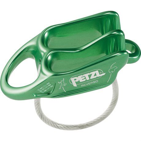 Petzl Reverso 4 Taubrems Grønn