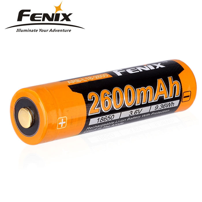 Fenix 18650 batteri (2600 mAh)