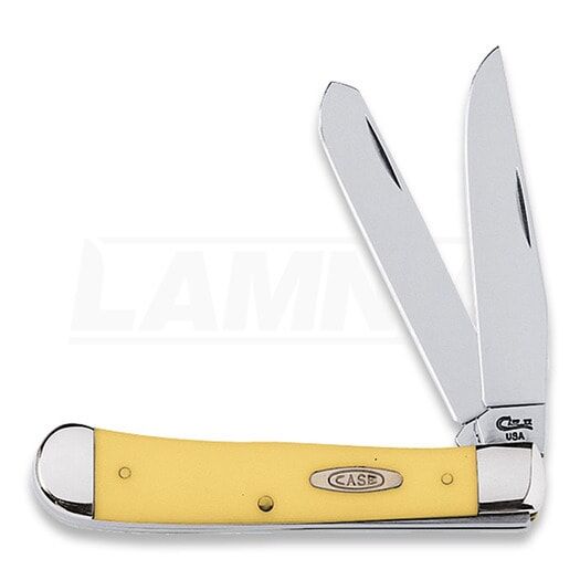 Case Cutlery Trapper Yellow Stainless pocket knife