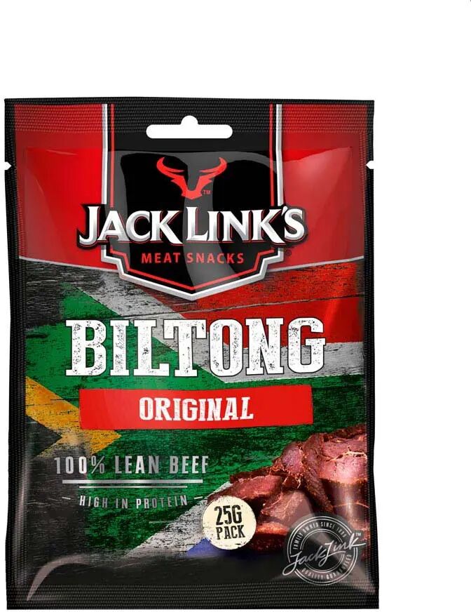 Biltong Jack Links Biltong Original Meat Snacks, 25 gram