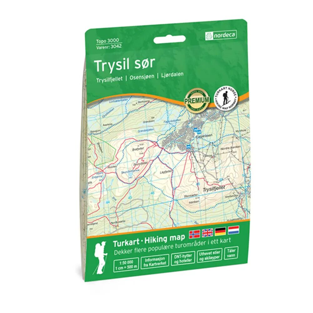 Nordeca Topo 3000 turkart 1:50000 - Trysil Sør