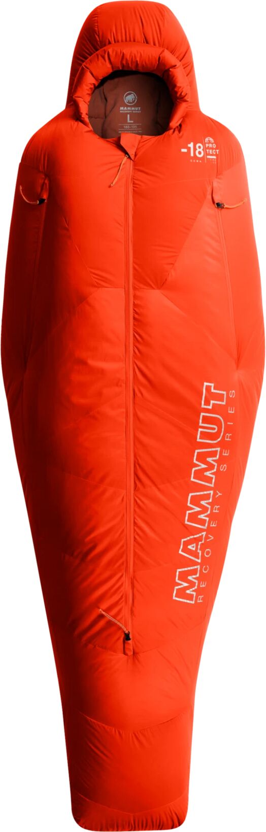 Mammut Protect Down Bag -18c L, sovepose L Safety Orange.