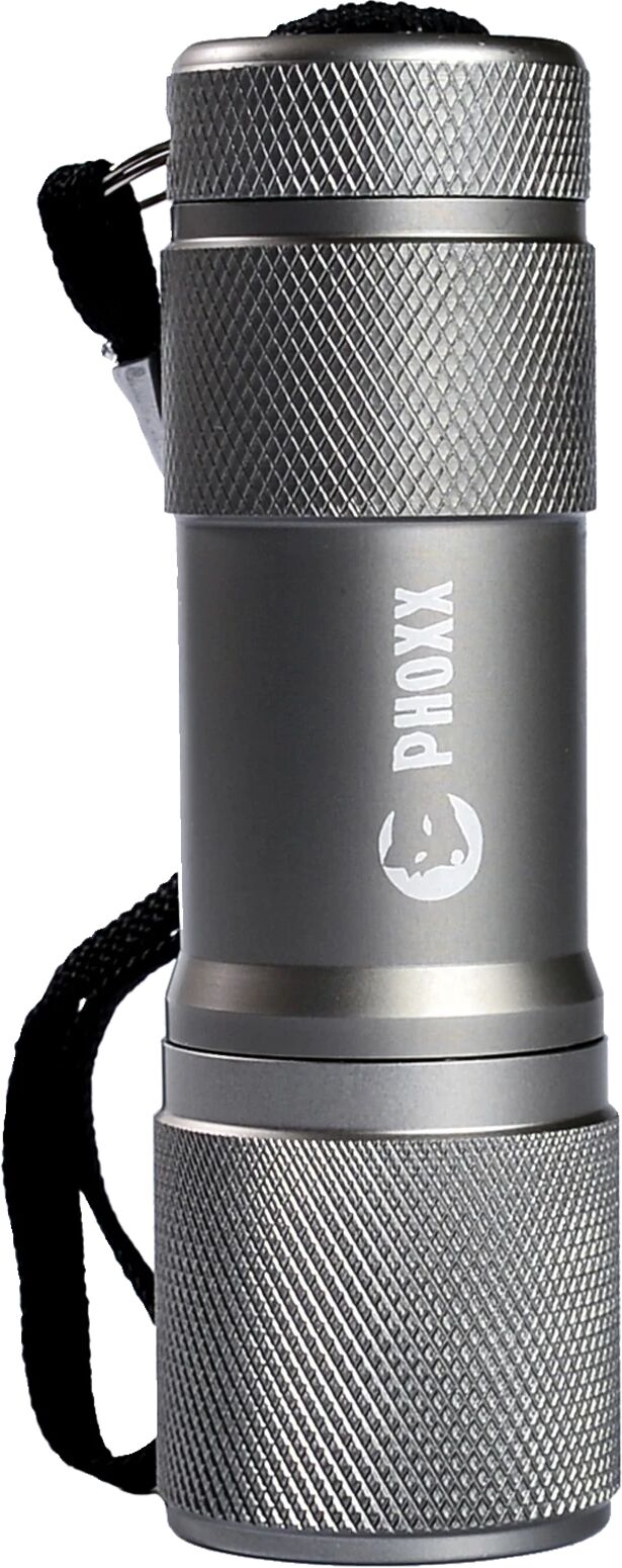 Phoxx Metal Flashlight, lommelykt 30lm Grey