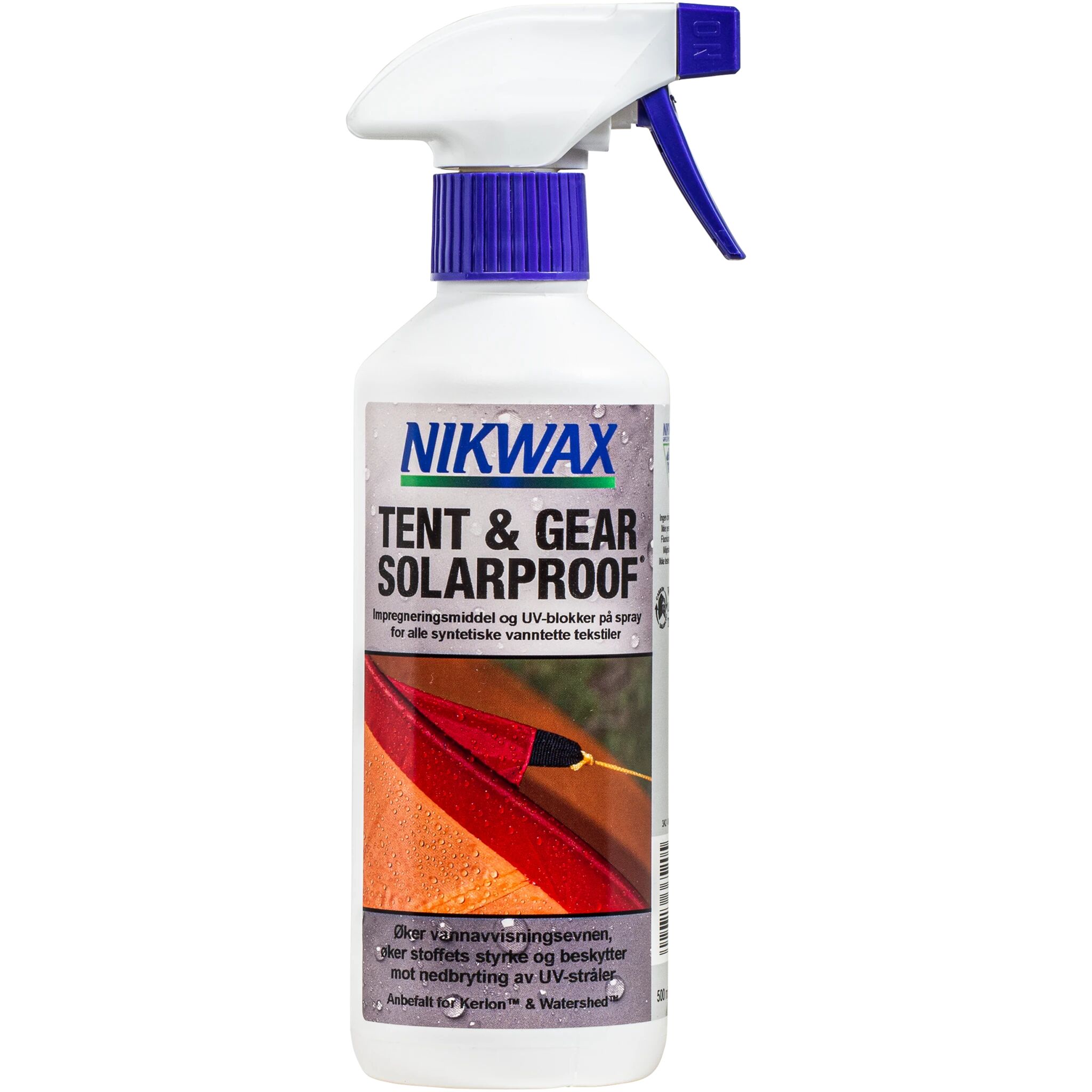 Nikwax Tent & Gir SolarProof 0,5 L, impregneringsspray STD STD