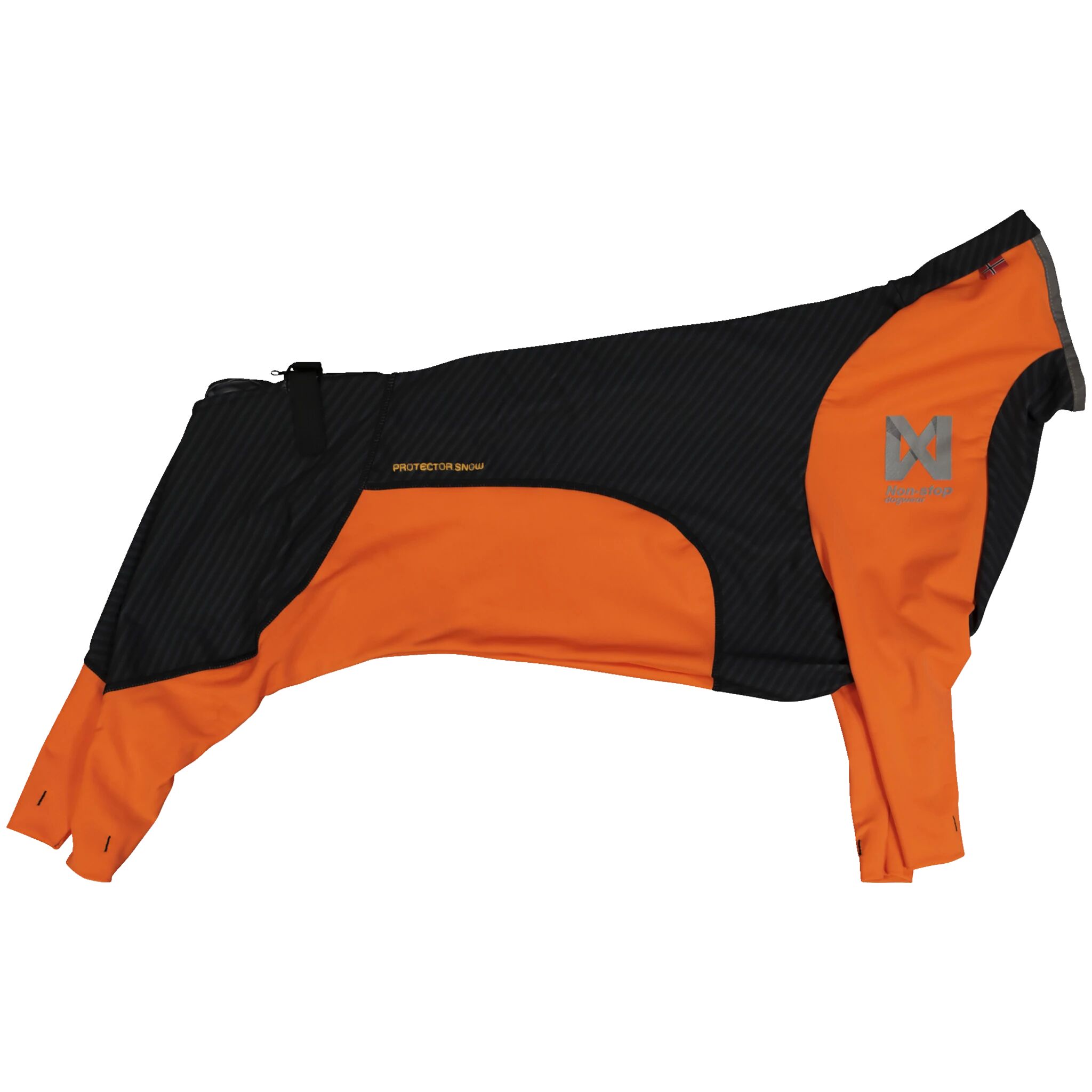 Non-Stop Dogwear Protector Snow, Female, heldress tispe XXS Orange/Black